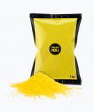 Bolsa de polvos Holi de 1 kg color amarillo